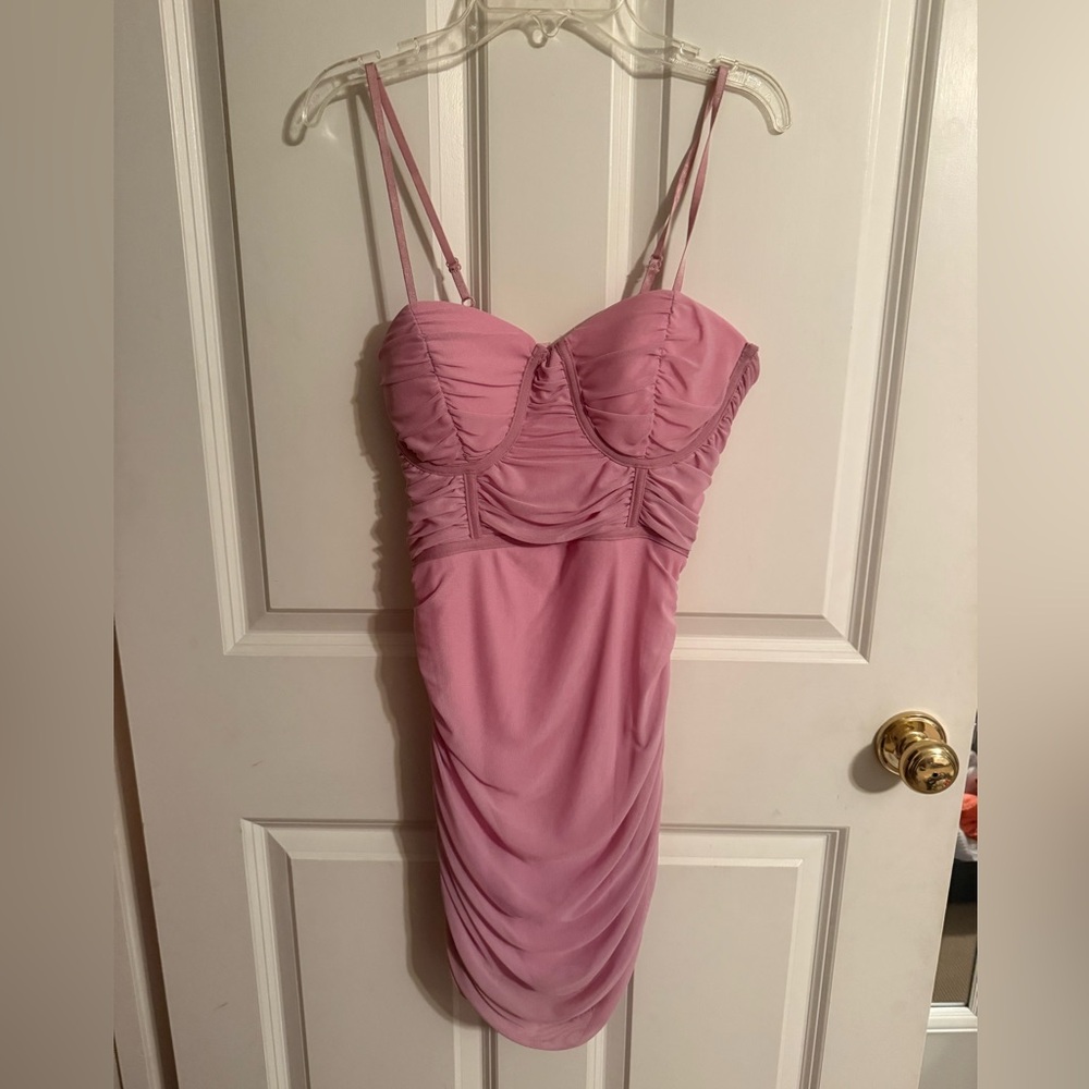Pink Mini Dress